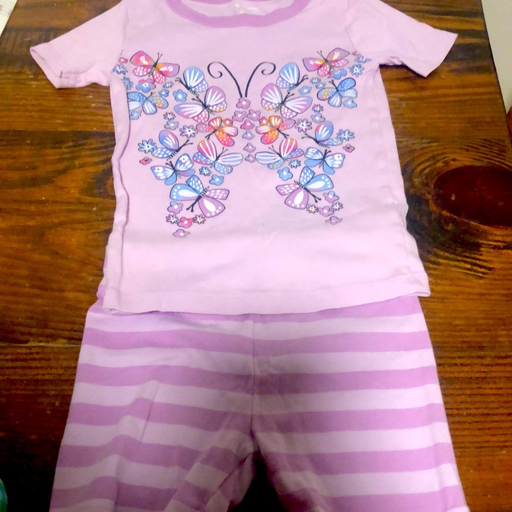 Little girls short pajama set